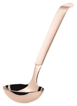 AMEFA Buffet Sauce Spoon | Ladle | Sauce Ladle | Sauce Spoon | Soup Spoon | Stylish Serving Cutlery Dishwasher Safe | 18/10 Stainless Steel | Satin | Copper | Length: 20.7 cm