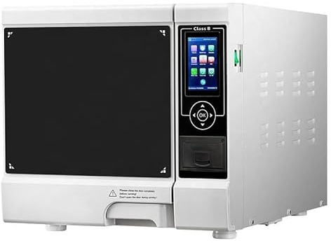 Giroflee Dampf-Autoklav-Dampfsterilisator, vollautomatische Vakuum-Trocknungszeit, einstellbarer LED-Farbbildschirm, Klasse B, Autoklav-Sterilisator mit integriertem Drucker (17 l)