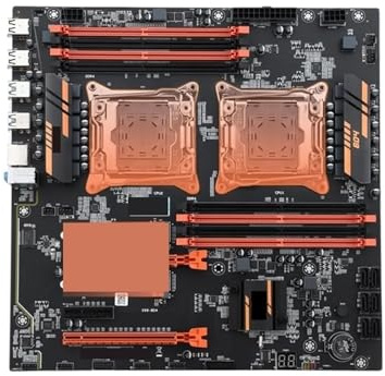 Carte Double processeur X99 8D4, LGA2011-3, NVMe | Prend en charge deux processeurs Xeon E5 V3/V4, DDR4 RECC et le stockage M.2 NVMe.