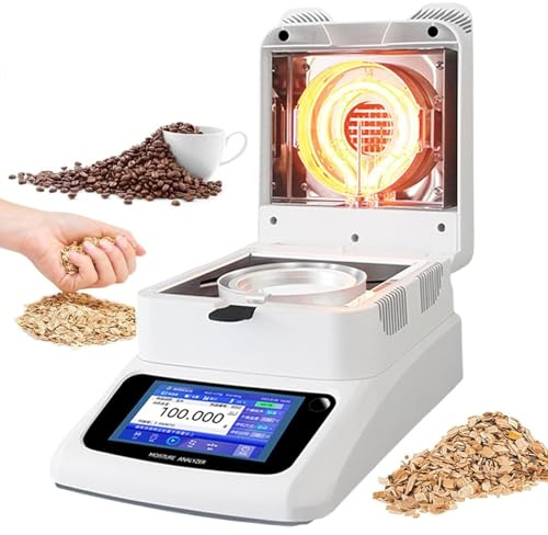 Feuchtigkeitsmessgerät Mit Halogen-Heizung Für Labor Und Industrie | Schnelle Analyse Von Kaffee, Getreide, Futtermittel Und Bodenproben, Präzise Ergebnisse(XFSFY-1202MA)