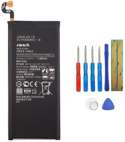Swark EB-BG935ABE Akku für Galaxy S7 Edge SM-G935F Battery Replacement with Tools