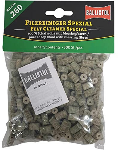 BALLISTOL 23199 Filzreiniger Spezial - Laufreiniger für Gewehre Kal 260-300 Stück