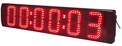 Compte A Rebours Chronomètre Gym Dirigé par 6 Pouces Grande Minuterie D'horloge De Comptage Numérique Paroi Temporisateur De Formation D'intervalle pour Les Activités De Chronométrage Sportif