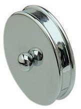 Chrome Slim End Caps - Pair 54mm Diameter