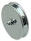 Chrome Slim End Caps - Pair 54mm Diameter