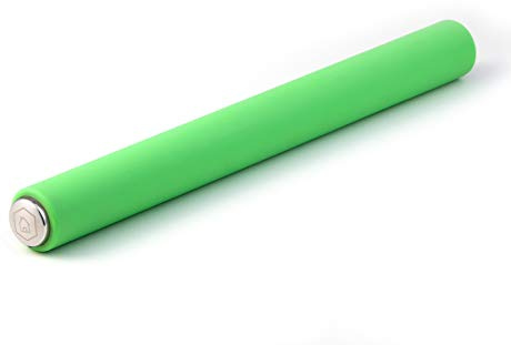 Hanseküche Teigroller Silikon - Hochwertige Teigrolle aus Silikon und Edelstahl mit Antihaft-Wirkung - Innovatives Nudelholz ohne Griffe - Fondant Rolle für alle Teigsorten (Hellgrün)