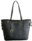 Michael Kors Large Drawstring Handbag (black leather)