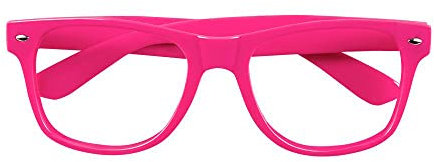 Boland - Partybrille Nerd, für Erwachsene, Spaßbrille ohne Gläser, Brille aus Kunststoff, 80er Jahre, Mottoparty, Fasching, Fastnacht, Karneval, Halloween