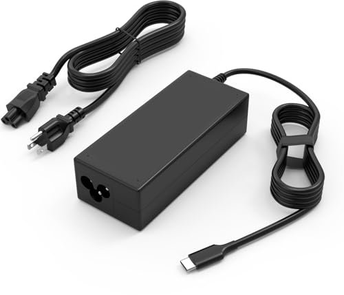 DECSZDY 45W USB-C Chromebook Charger Compatible with HP Chromebook 14 x360 Lenovo Asus Acer Type C Laptop Fast Charging Power Supply Cord