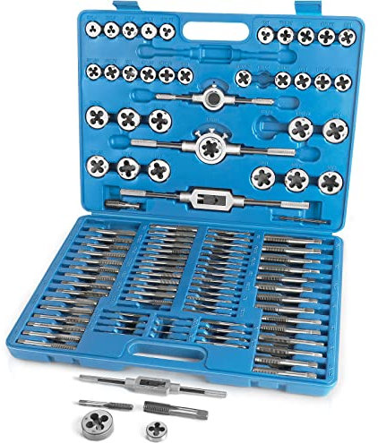 Gewindeschneider-Set, metrische und standardmäßige 35 metrische Gewindebohrer, 35 Gewindebohrer, Standardgewindeschneider, Innengewindeschneider, Gruppenmaschinen-Werkzeug-Sets, 110-teilig
