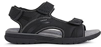 Geox Homme U Spherica Ec5 A Sandales, Black, 44 EU