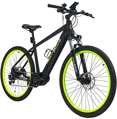 Highphoria E-Bike Elektrofahrrad für Herren/Damen, 250W 25 km/h E-Mountainbike mit Batterie, Starker Motor, Kettenschaltung, Hydraulische Federgabel Pedelec