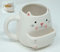 CBK-MS Kaffeetasse 400 ml Kaffebecher Katze mit Keksfach Keksbecher Cookies Keks Ablage