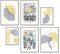 HappyMots Poster Set 6er Pack - 4 Stück im A3-Format und 2 Stück im A4-Format | Verschiedene Designs | Wanddekoration | Dekorative Poster für Rahmen | Rahmen nicht enthalten