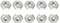 DTGN #6-32(UNC) Sechskant Muttern - 50Pack - Gut für Haus Garage Reparatur - 304 Edelstahl Sechseck Muttern - Silber