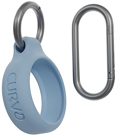 CURVD Earplugs Case Clip Secure Storage & Travel for Ear Plugs Premium Carrying Case Clip Portable Waterproof Aluminum Earplug Holder, Durable Container Recyclable & Sustainable Materials (Light Blue)