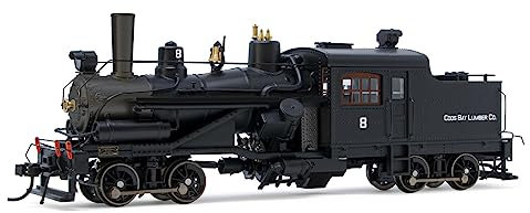 Rivarossi Heisler Dampflokomotive Coos Bay Lumber Company #8 2-Truck Modell HO Maßstab DCC Ready Analog Modellbahn HR2947