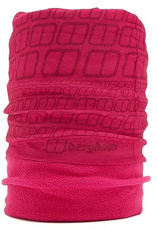 Berghaus Unisex Recycled Chute, Lightweight and & Drying Neck Gaiter, Multifunctional Headwear for Men and Women (Red)