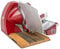Berkel Affettatrice Home Line 250 in rosso – Affettatrice Premium con tagliere realizzato a mano in legno, HL250-R-FHB