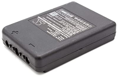 vhbw Akku Ersatz für Autec MBM06MH für Industrie-Funkfernsteuerung Fernbedienung (700 mAh, 7,2 V, NiMH) - Schwarz