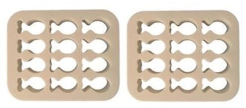 1/2 Pcs Gold Fish Biscuit Mold - Cartoon Fish Mold, Cracker Cookie Cutter with Fish Shape | Multipurpose Baking Cracker Cutter, Cute Gold Fish Cracker Cutter for Fondant Chocolate | 4x4x1 Inches