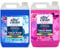 Elite Clean Caravan and Motorhome Toilet Cleaner | 2.5L Blue | Chemical Cleaning Fluid | 2.5L Pink Rinse Fluid Solution Cleaner | Motorhomes | Eco-Friendly | Formaldehyde Free