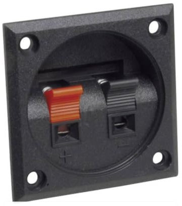 MORSETTIERA PER CASSE ACUSTICHE quadrata 55mm morsetto a molla altoparlanti
