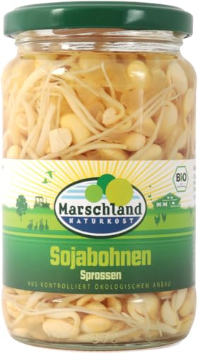 Bio-Sojabohnen Sprossen Gl. MARSCHLAND 18 x 330 g
