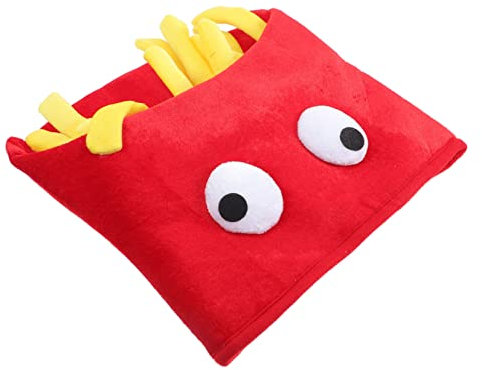 DRESSOOS Kostümzubehör Pommes-hut Requisite für Karneval Fotogelegenheit