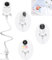 EYSAFT Baby Monitor Holder Mount for Vtech VM924/901/928HD/7766/7764/5766HD/5764HD/5755/5263/5754HD,for Leapfroge LF930HD/LF2936/LF925/LF915/LF920