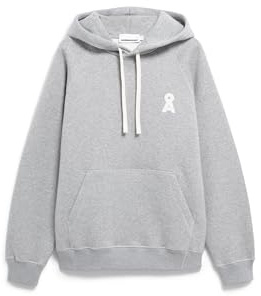 ARMEDANGELS Herren Sweathoodie aus Bio-Baumwolle Iconic Å HAANRI Melange Relaxed Fit