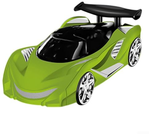 Dashboard Phone Holder Shaped Like a Car Model Features Aromatherapy and Number Plate for Enhanced Interior Decor (Green)