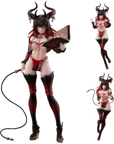 Xinchangda Succubus-Lustia Illustrationsfigur Original Malerei Figur 16 cm PVC Modell Statue beweglich und austauschbar Zubehör Desktop Dekoration