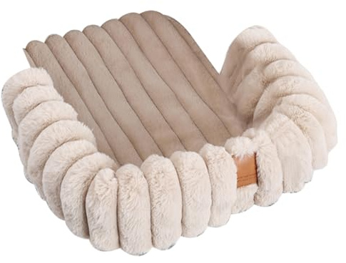 Yulokdwi Dog Stroller Cushion - Warm Plush Mat Blanket,Magnetic Buckle Stroller Cushion for Dogs | for Cats Puppy Travel Outside House Indoor Outdoor