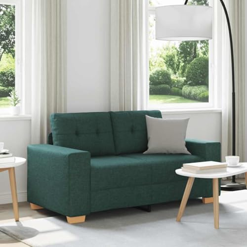 Frdhee Küchensofa Bettsofa,Loveseat Sofa Dunkelgrün 120 cm Stoff,Küchenbank für Wohnzimmer & Schlafzimmer