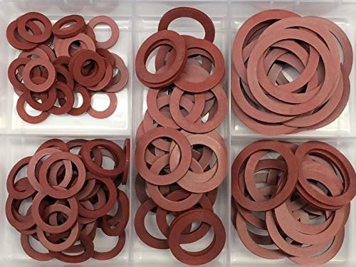 80 Stück Flachdichtung Silikon-Set-Solar-Garten-Heizung-Wasser-23.559 Sanitär Hochdruck Dichtung Gummi Sanitärdichtung- Unterlegscheiben- Kit Assorted- Lock -Insulation- Washer- Set- Dichtungsring-