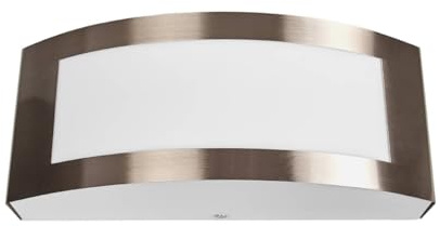 Lindby Raja (spritzwassergeschützt (Modern) in Alu aus Edelstahl (1 flammig, E27) - Licht nach oben & unten