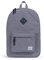 Herschel Unisex-Erwachsene Heritage Rucksack, Mittelgrau Crosshatch, Classic 21.5L