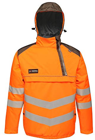 Regatta TRA3162L7BV Tactical Hi-Vis Overhead Bomber, Size XX-Large, Orange/Grey