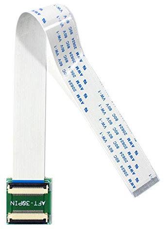 VSDISPLAY 30Pin bis 30Pin ZIF 0,5 mm Anschlussadapter mit Verlängerungsflachkabel FFC verlängern