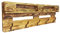 daves redesign Garderobe Holz Vintage aus Europalette mit Aufhängung incl. 5 Kleiderhaken/Wandregal/Ablage Vintage/Jackenständer/Palettenmöbel/Palettengarderobe