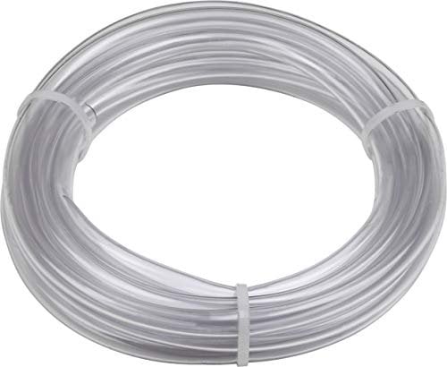 Meister PVC-Schlauch glasklar - 6 m x 10 mm - Ohne Gewebeeinlage - Zum Durchleiten von Luft & Flüssigkeiten - Für drucklose Anwendungen / Luftschlauch / Aquariumschlauch / 9920380, Transparent
