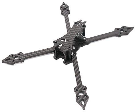 QWinOut 5 inch Drone Frame Kit Black Bat 220mm FPV Frame 5mm Arm Carbon Fiber Rack for Racing Drone DIY Models