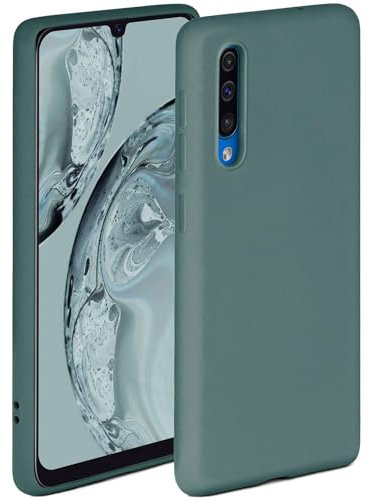ONEFLOW Soft Case für Samsung Galaxy A50 / A30s Hülle aus Silikon mit Kameraschutz, Silikonhülle mit erhöhtem Schutz fürs Display, Backcover Schutzhülle, weiche Handyhülle, Petrol