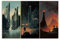 Wandposter Herr der Ringe The Motion Picture Trilogie, 3 (3), dekoratives Gemälde, Leinwand, Wandkunst, Wohnzimmer, Poster, Schlafzimmer, Gemälde, 30 x 45 cm, ungerahmter Stil 1