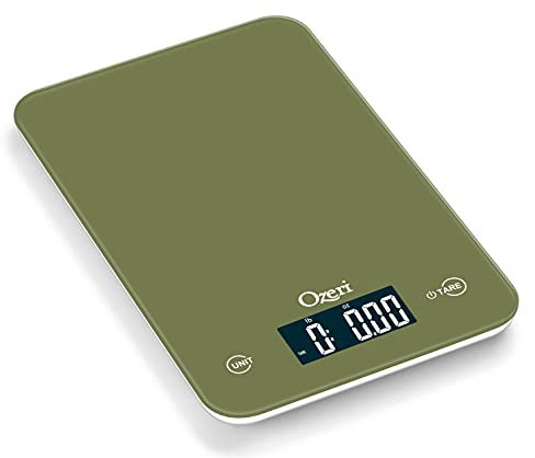 Ozeri Touch Professional Digital Kitchen Scale, (12 lbs Edition), Calla Green