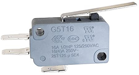 Micro-interrupteur électronique GT516 16 A - Pour voiture - Levier long - 1NC 1NO ZING EAR