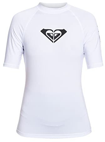 Quiksilver Womens Whole Hearted Rash Guard Set, Bright White, XL EU