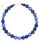 Feliss Handmade: Ketten aus Perlen, Halskette Damen. Statement Kette 45 cm lang. Choker Halsband, aesthetic Necklace Schmuck. Beads Perlenkette für Frauen (Blue Hour)