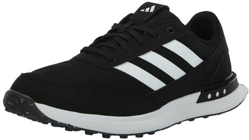 adidas Men's S2G Spikeless 24 Golf Shoes, Core Black/Footwear White/Iron Metallic, 12 Wide
